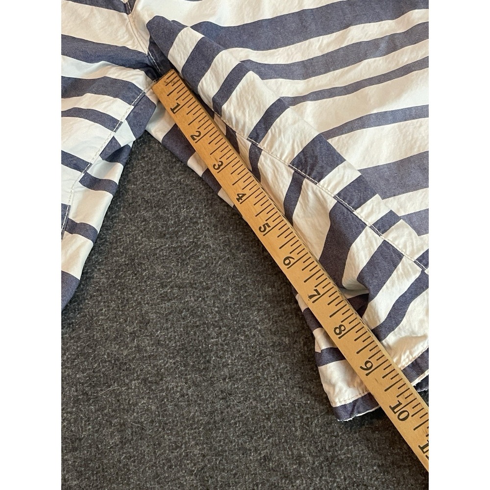 HUGO BOSS Boss Orange Men's Slim Fit Chino Shorts Blue Stripe Size 38 - Picture 4 of 6